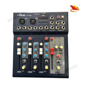 Import Professional 4 channel audio mixer with USB with Bluetooth from chinese wholesale supplier and manufacturer