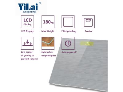 Import Pulling glass 180kg body scale with LCD from chinese wholesale supplier and manufacturer