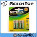 Import PVC jacket 1.5v aaa r03 size um4 carbon zinc battery 2 or 4pcs/pack from chinese wholesale supplier and manufacturer