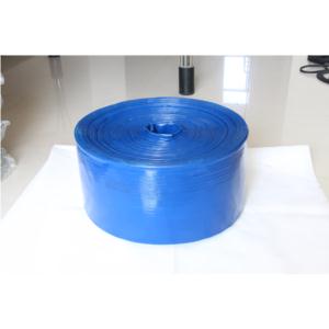 Import PVC water hose layflat hose blue PVC hose irrigation hose from chinese wholesale supplier and manufacturer