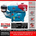 Import R170A DIESEL ENGINE 5HP 3.66KW 2600r/min from chinese wholesale supplier and manufacturer