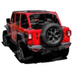 Import Rear bumper for jeep wrangler JL 2018 from chinese wholesale supplier and manufacturer