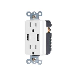 Import Receptacle with USB from chinese wholesale supplier and manufacturer