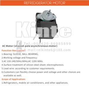 Import Refrigerator motor from chinese wholesale supplier and manufacturer
