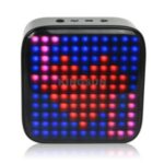 Import Retro RGB light up pixel art programmable LED bluetooth speaker from chinese wholesale supplier and manufacturer