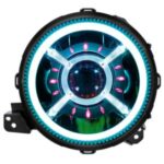 Import RGB 9 Inch Led Headlight Control by Phone APP for Jeep Wrangler JL JT 2018 2019 2020 from chinese wholesale supplier and manufacturer