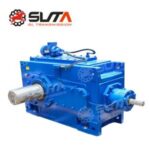 Import Right angle shaft heavy duty helical bevel gearbox for wood pellet machine from chinese wholesale supplier and manufacturer