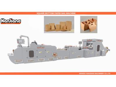 Import Roll Fed Square Bottom Paper Bag Making Machine from chinese wholesale supplier and manufacturer