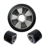 Import Rubber Caster for manual forklift ( nylon core ) from chinese wholesale supplier and manufacturer