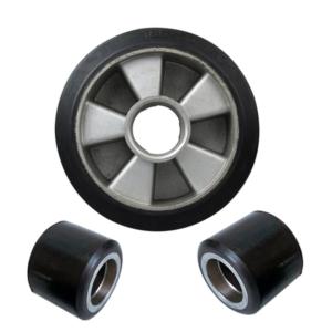 Import Rubber Caster for manual forklift ( nylon core ) from chinese wholesale supplier and manufacturer