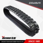 Import Rubber Products rubber tracks for excavator,small robot rubber tracks 230x48x70 from chinese wholesale supplier and manufacturer