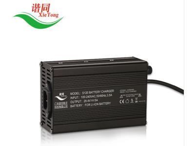 Import S120 4S 14.6V 5A LiFePO4 CE certification battery charger for E-bike/Motorcycle/Scooter from chinese wholesale supplier and manufacturer