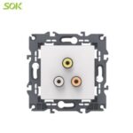 Import S81 RCA Power Outlet from chinese wholesale supplier and manufacturer