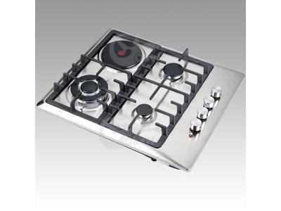 Import Sabaf burner high quality stainless steel gas hob 4 burner from chinese wholesale supplier and manufacturer