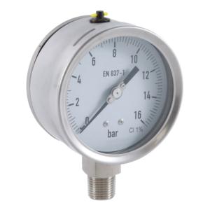 Import safety pattern pressure gauge-solid front pressure gauge-blow back manometer from chinese wholesale supplier and manufacturer