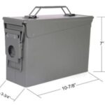 Import Safewell 30 Cal 4.5 L Metal Small Bullet Steel Ammo Tool Box Can For Gun Safe from chinese wholesale supplier and manufacturer