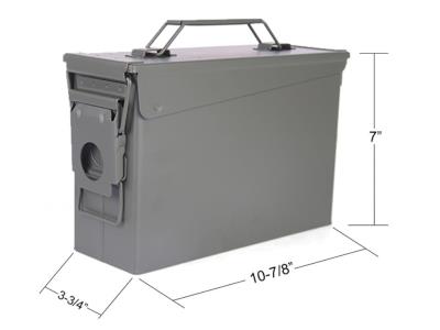 Import Safewell 30 Cal 4.5 L Metal Small Bullet Steel Ammo Tool Box Can For Gun Safe from chinese wholesale supplier and manufacturer