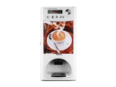 Import Sapoe Cute White adorable coffee vending machine with cup dispenser from chinese wholesale supplier and manufacturer
