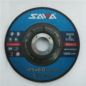 Import SAWA125x6x22mm 5 inch metal grinding wheel from chinese wholesale supplier and manufacturer