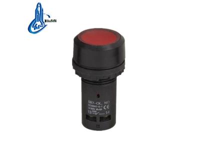 Import SB7-CW3462 led single pole single throw push button switch with lamp from chinese wholesale supplier and manufacturer
