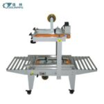 Import Semi-auto top and bottom belts driven carton box sides sealer case tape sealing machines t from chinese wholesale supplier and manufacturer