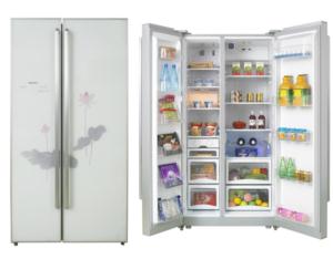 Import Side-By-Side Door Refrigerator BCD-560WG from chinese wholesale supplier and manufacturer