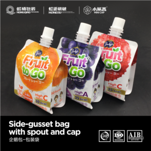 Import Side-gusset bag with spout and cap from chinese wholesale supplier and manufacturer