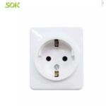 Import Single Schuko Outlet without Shutter(Surface Mounted) from chinese wholesale supplier and manufacturer