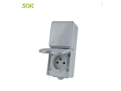 Import Single Way Waterproof Light Switch And One Gang French Socket Outlet from chinese wholesale supplier and manufacturer
