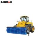 Import Small Skid Steer Loader Bevel Road Sweeper，Angle Broom Hot Price from chinese wholesale supplier and manufacturer