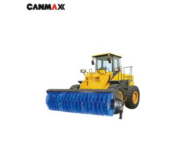 Import Small Skid Steer Loader Bevel Road Sweeper，Angle Broom Hot Price from chinese wholesale supplier and manufacturer