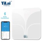 Import Smart scale with LED display ITO clear white glass bluetooth connection body fat scale from chinese wholesale supplier and manufacturer