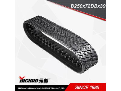 Import snow rubber track B250x72DBx39 from chinese wholesale supplier and manufacturer