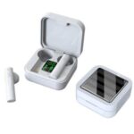 Import Solar charging Mini Bluetooth 5.0 digital display Bluetooth earphone from chinese wholesale supplier and manufacturer