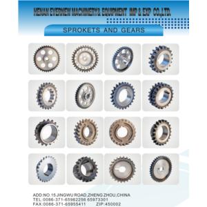 Import sprokets and gears from chinese wholesale supplier and manufacturer