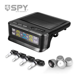 Import SPY Multi-function patented TPMS wireless solar TPMS with 4 External/Internal Sensors from chinese wholesale supplier and manufacturer