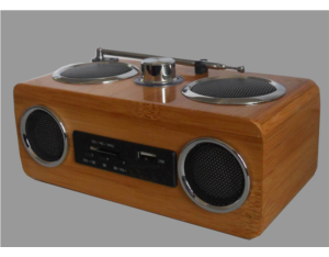 Import SR50-N bamboo speakers (with FM) from chinese wholesale supplier and manufacturer