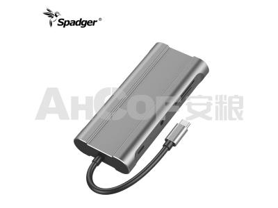 Import ST1001:USB C Docking Station,10 in 1 Type-c Hub with PD,3 USB 3.0 Ports,SD/TF Card Readers from chinese wholesale supplier and manufacturer