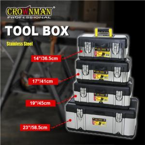 Import Stainless & Plastic Tool Box With Removal Tray For Tool Storage from chinese wholesale supplier and manufacturer