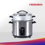 Import Stainless steel electrical cylinder rice cooker with non-stick pot and aluminum steamer from chinese wholesale supplier and manufacturer