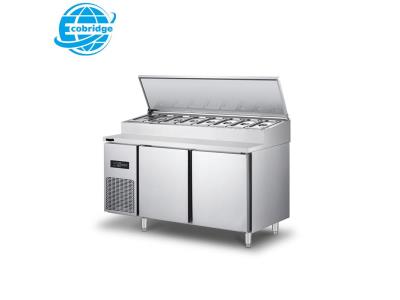 Import Static Fan Air Cooling Chiller Restaurant Pizza Table Refrigerator Freezer from chinese wholesale supplier and manufacturer