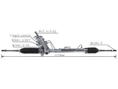 Import Steering Rack for VW Polo Single Sensor/Skoda Fabia from chinese wholesale supplier and manufacturer