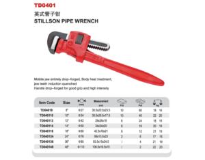 Import STILLSON PIPE WRENCH from chinese wholesale supplier and manufacturer