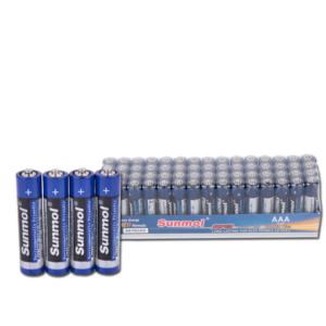 Import Sunmol 60PCS/Shrink Type AAA Zinc Carbon Disposable Batteries With Factory Direct Sell from chinese wholesale supplier and manufacturer