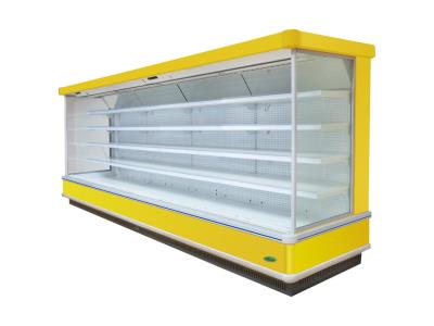 Import Supermarket Fruit and Vegetable Display Cooler Integrated Air Curtain Cabinet from chinese wholesale supplier and manufacturer