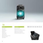 Import T2-Trolley Portable Outdoor Bluetooth Speakers from chinese wholesale supplier and manufacturer