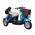 Import T412 Handicapped Scooter 3 Wheel Electric Tricycle with Front Basket from chinese wholesale supplier and manufacturer