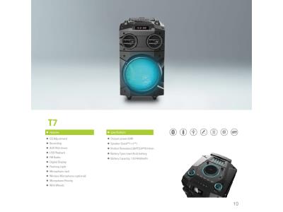 Import T7 PRO-Trolley Portable Outdoor Bluetooth Speakers from chinese wholesale supplier and manufacturer