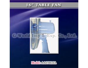 Import Table fan(AA070026A) from chinese wholesale supplier and manufacturer