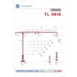 Import TL5610 TOPLESS TOWER CRANE from chinese wholesale supplier and manufacturer